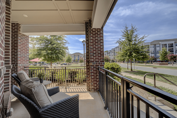 Large private patios